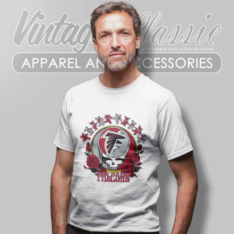 Atlanta Falcons Grateful Dead Roses Dancing Bears T Shirt Atlanta Falcons Grateful Dead Roses Dancing Bears T Shirt
