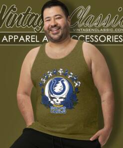 Indianapolis Colts Grateful Dead Roses Dancing Bears Tank Top Racerback