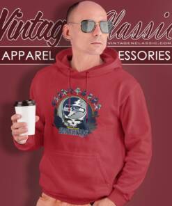 Seattle Seahawks Grateful Dead Roses Dancing Bears Hoodie