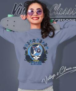 Tennessee Titans Grateful Dead Roses Dancing Bears Sweatshirt