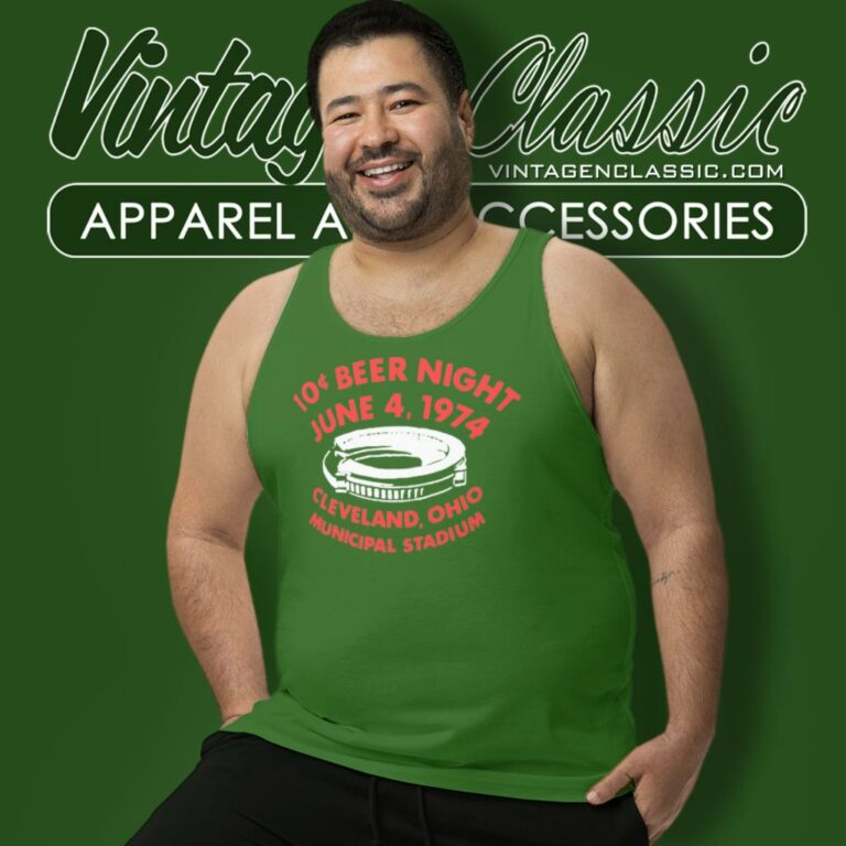 10 Cents Beer Night June 4 1974 Cleveland Ohio Tank Top Racerback 10 Cents Beer Night June 4 1974 Cleveland Ohio Tank Top Racerback