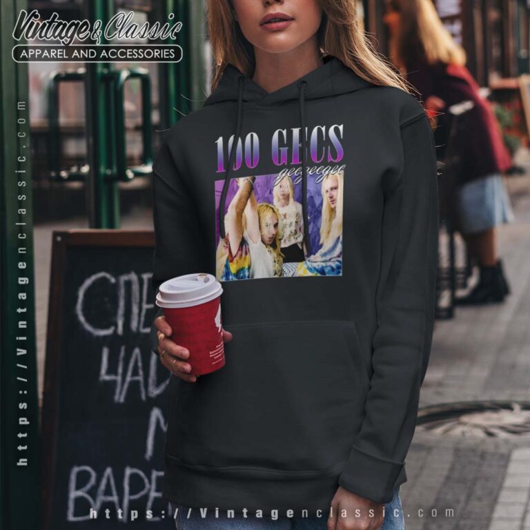 100 Gecs Concert Machine Girl Hoodie Women 100 Gecs Concert Machine Girl Hoodie Women