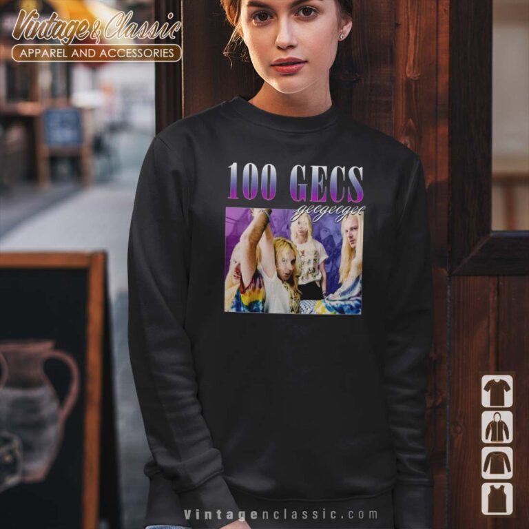 100 Gecs Concert Machine Girl Sweetshirt 100 Gecs Concert Machine Girl Sweetshirt