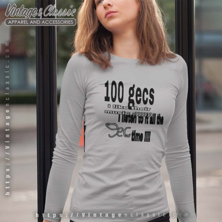 100 Gecs I Listen All The Time Longsleeves 100 Gecs I Listen All The Time Longsleeves