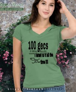 100 Gecs I Listen All The Time Vneck