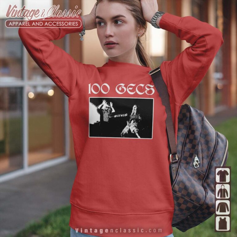 100 Gecs Metal Classic Sweetshirt 100 Gecs Metal Classic Sweetshirt