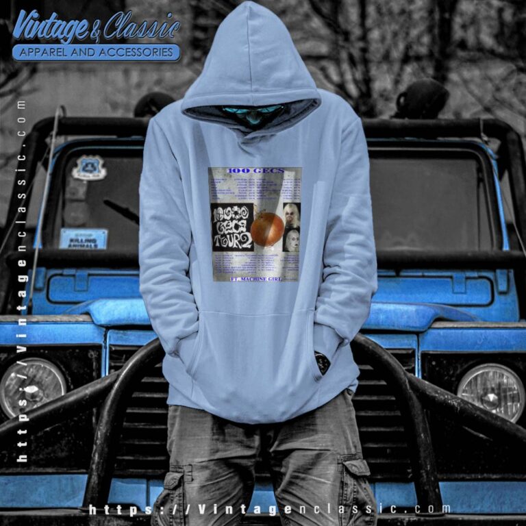 10000 Gecs Tour 2 Poster Hoodie 10000 Gecs Tour 2 Poster Hoodie