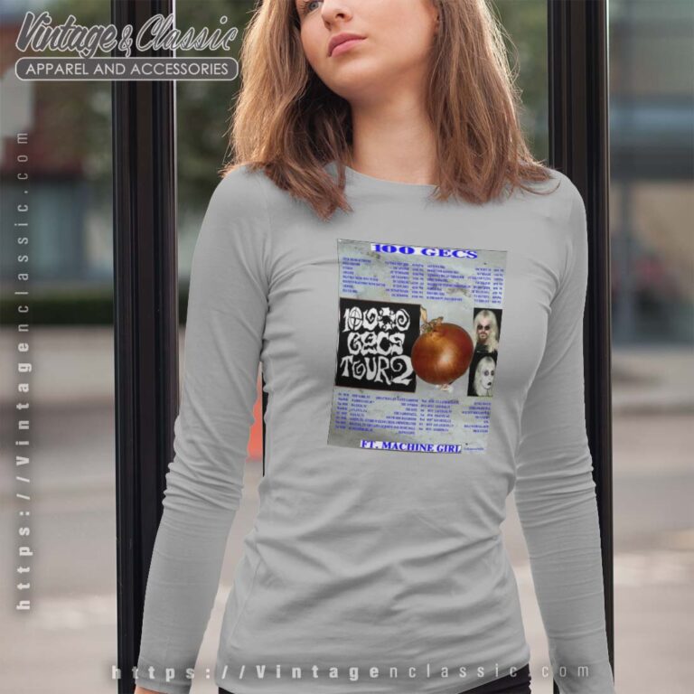 10000 Gecs Tour 2 Poster Longsleeves 10000 Gecs Tour 2 Poster Longsleeves