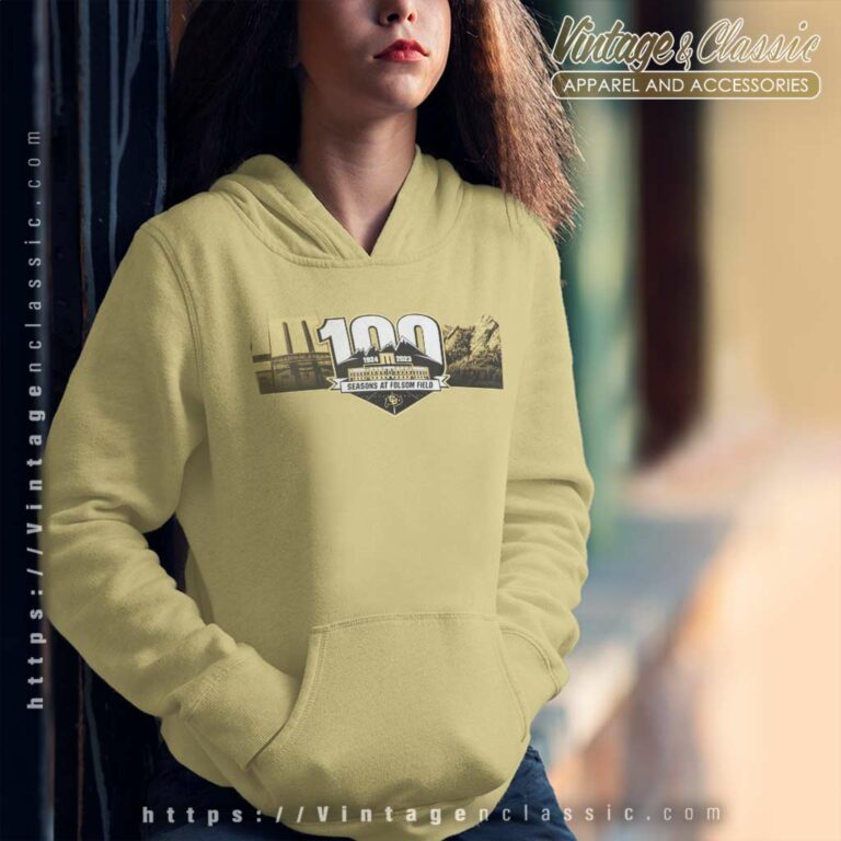 100th Anniversary Colorado Buffaloes Folsom Fields Hoodie 100th Anniversary Colorado Buffaloes Folsom Fields Hoodie
