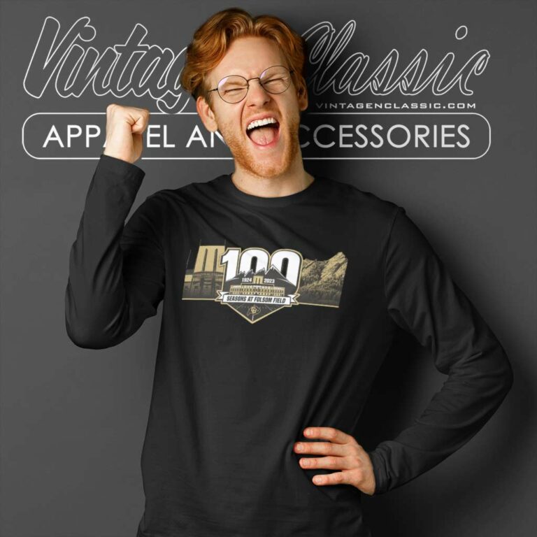 100th Anniversary Colorado Buffaloes Folsom Fields Long Sleeve Tee 100th Anniversary Colorado Buffaloes Folsom Fields Long Sleeve Tee
