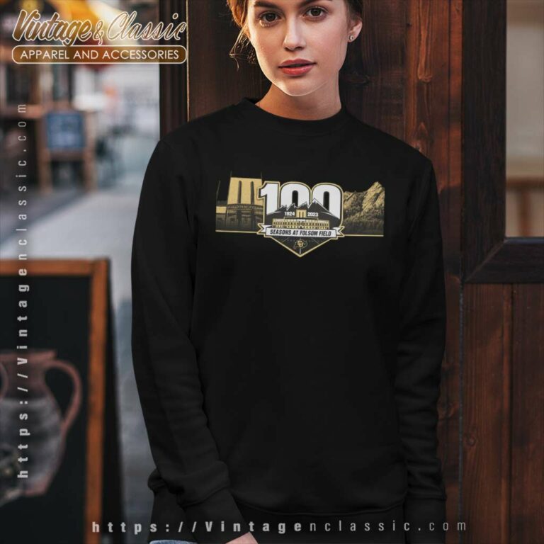 100th Anniversary Colorado Buffaloes Folsom Fields Sweatshirt 100th Anniversary Colorado Buffaloes Folsom Fields Sweatshirt