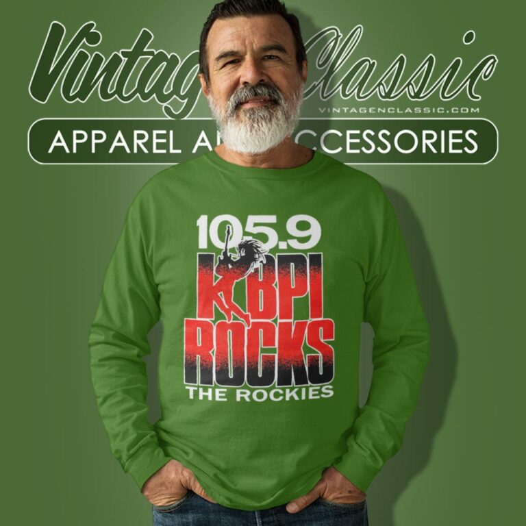 105 9 1079 Kbpi Rocks The Rockies Long Sleeve Tee 105 9 1079 Kbpi Rocks The Rockies Long Sleeve Tee