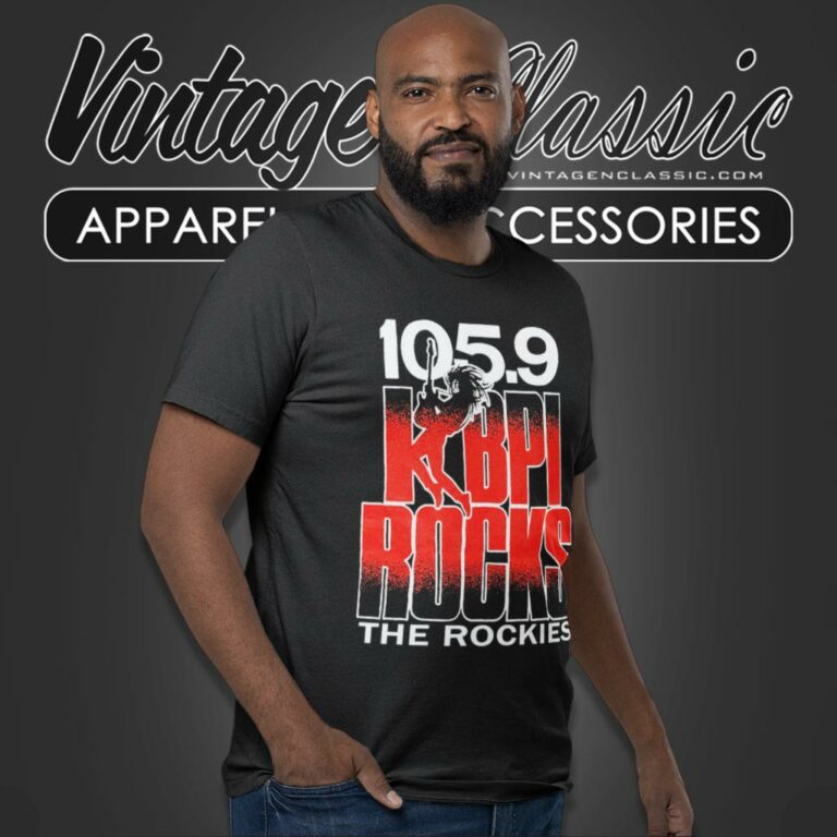 105 9 1079 Kbpi Rocks The Rockies T Shirt 105 9 1079 Kbpi Rocks The Rockies T Shirt