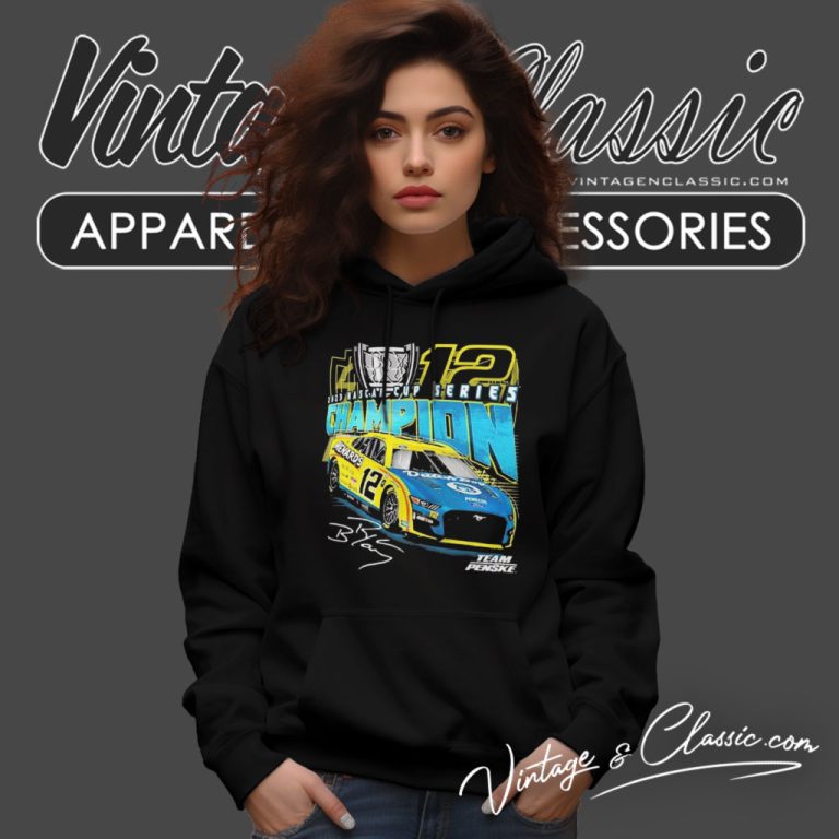 12 Ryan Blaney 2023 Nascar Cup Series Champion Signature Hoodie 12 Ryan Blaney 2023 Nascar Cup Series Champion Signature Hoodie