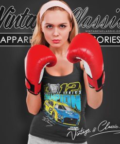 12 Ryan Blaney 2023 Nascar Cup Series Champion Signature Shirt 4 12 Ryan Blaney 2023 Nascar Cup Series Champion Signature Tank Top Racerback