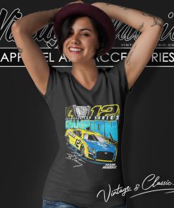 12 Ryan Blaney 2023 Nascar Cup Series Champion Signature Shirt 5 12 Ryan Blaney 2023 Nascar Cup Series Champion Signature V Neck TShirt