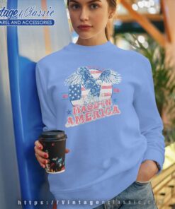 1776 Made In America Shirt Bald Eagle Independence Day Sweatshirt