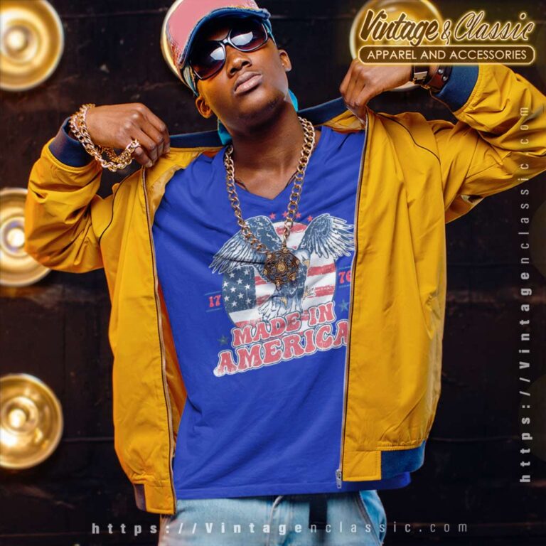 1776 Made In America Shirt Bald Eagle Independence Day V Neck TShirt 1776 Made In America Shirt Bald Eagle Independence Day V Neck TShirt