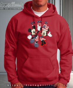 1776 Mickey Minne 4th Of July Flag 1776 Mickey Minnie 4th Of July Flag Hoodie