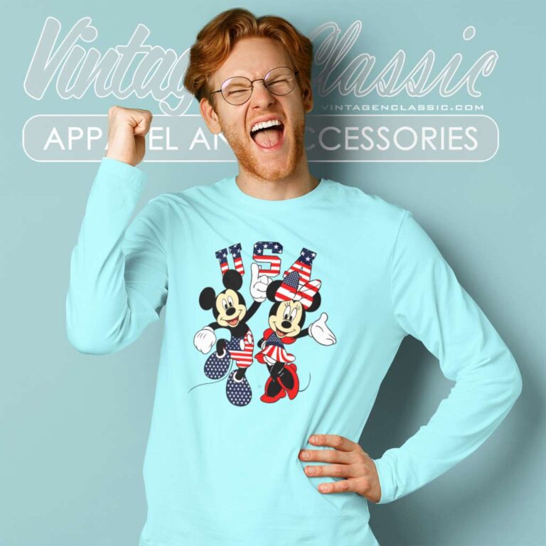 1776 Mickey Minne 4th Of July Flag 1776 Mickey Minnie 4th Of July Flag Long Sleeve Tee 1776 Mickey Minne 4th Of July Flag 1776 Mickey Minnie 4th Of July Flag Long Sleeve Tee