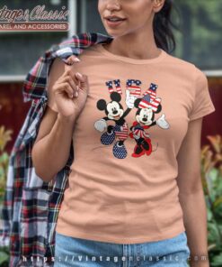1776 Mickey Minne 4th Of July Flag 1776 Mickey Minnie 4th Of July Flag Women TShirt