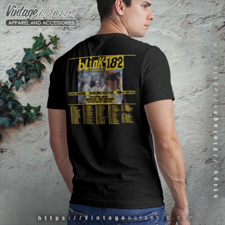 182 Logo The World Tour 2023 back Shirt 182 Logo The World Tour 2023 back Shirt