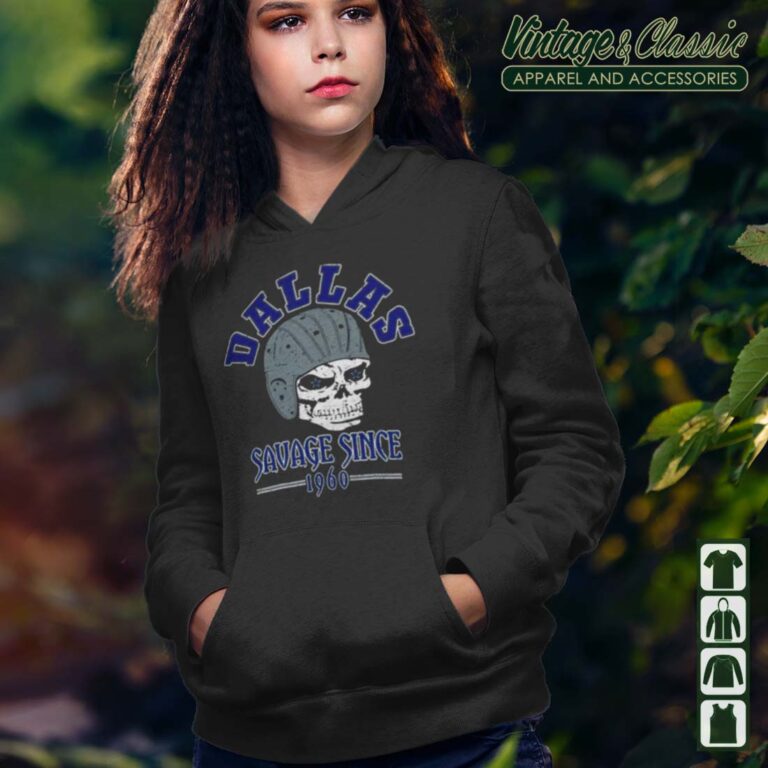 1960 Savage Skull Dallas Cowboys Hoodie 2 1960 Savage Skull Dallas Cowboys Hoodie 2