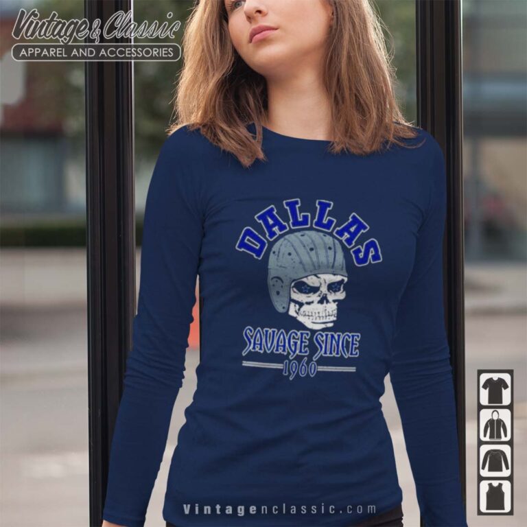 1960 Savage Skull Dallas Cowboys Longsleeves 1960 Savage Skull Dallas Cowboys Longsleeves