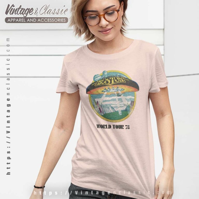 1978 Boston World Tour Halloween Women TShirt 1978 Boston World Tour Halloween Women TShirt