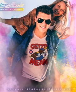 1984 Chicago Cubs Gettin Mean V Neck TShirt