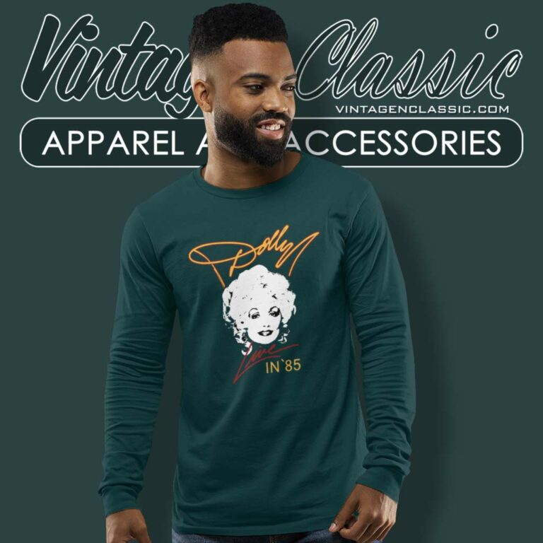 1985 Dolly Parton Live Long Sleeve Tee 1985 Dolly Parton Live Long Sleeve Tee