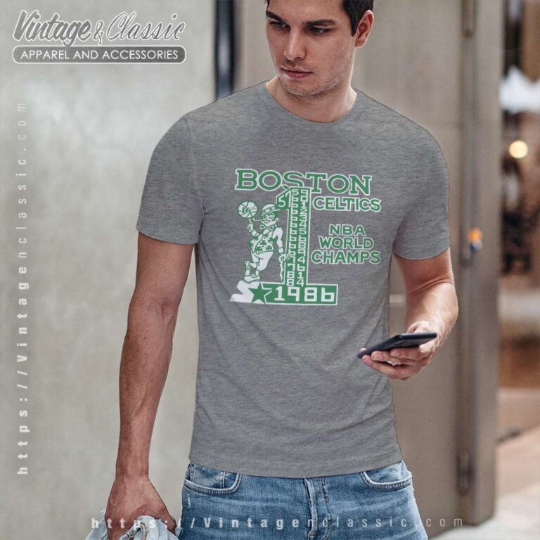 1986 Boston Celtics Starter Nba World Champions T Shirt 1986 Boston Celtics Starter Nba World Champions T Shirt