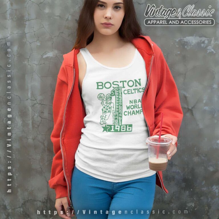 1986 Boston Celtics Starter Nba World Champions Tank Top Racerback 1986 Boston Celtics Starter Nba World Champions Tank Top Racerback