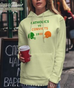 1988 Catholics Vs Convicts Hoodie