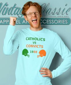 1988 Catholics Vs Convicts Long Sleeve Tee