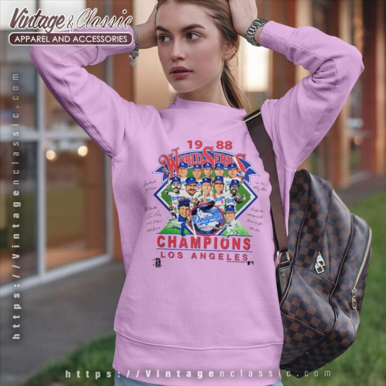 1988 Los Angeles Dodgers World Series Champions Caricature Sweatshirt 1988 Los Angeles Dodgers World Series Champions Caricature Sweatshirt
