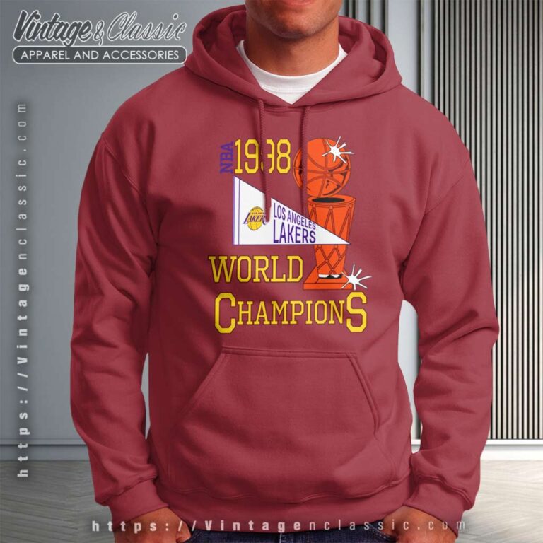 1988 Los Angeles Lakers World Champions Hoodie 1988 Los Angeles Lakers World Champions Hoodie