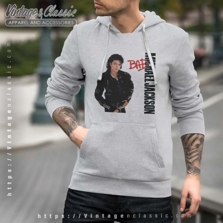 1988 Michael Jackson Bad album Hoodie 1988 Michael Jackson Bad album Hoodie