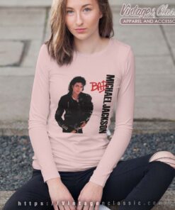 1988 Michael Jackson Bad album Long Sleeve Shirts
