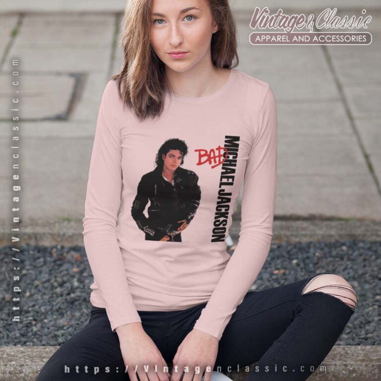 1988 Michael Jackson Bad album Long Sleeve Shirts 1988 Michael Jackson Bad album Long Sleeve Shirts