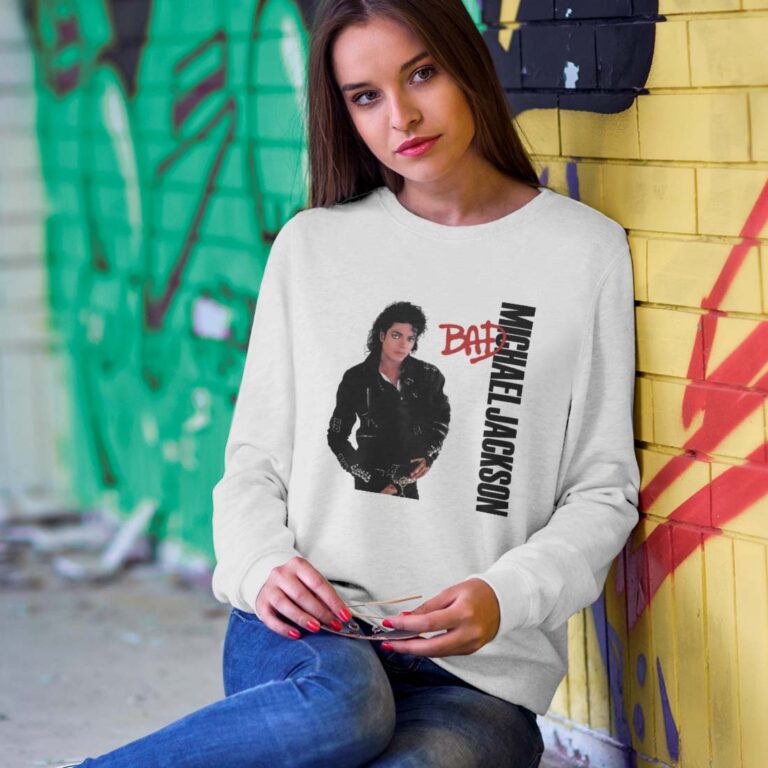 1988 Michael Jackson Bad album Sweetshirt 1988 Michael Jackson Bad album Sweetshirt