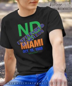 1988 Notre Dame Vs Miami Football T Shirt