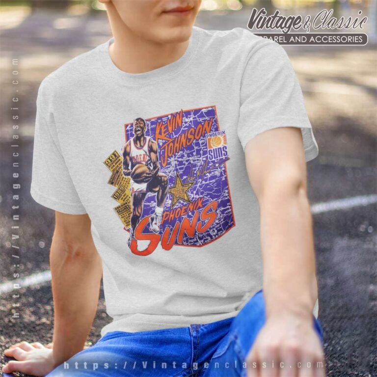 1989 Kevin Johnson Phoenix Suns Vintage T Shirt 1989 Kevin Johnson Phoenix Suns Vintage T Shirt