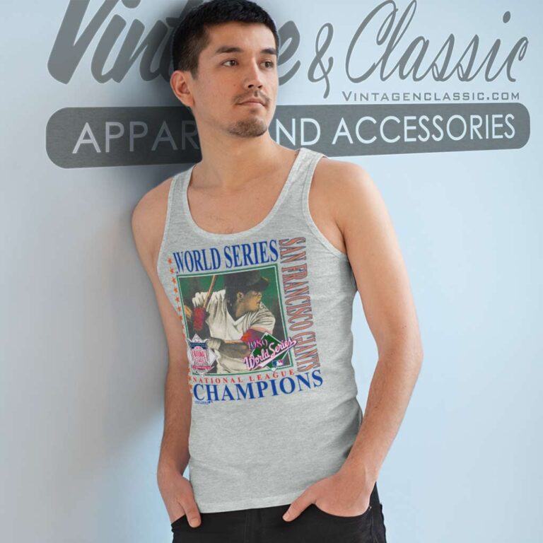 1989 San Francisco Giants National League Champion Tank Top Racerback 1989 San Francisco Giants National League Champion Tank Top Racerback