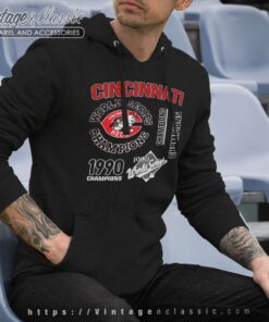 1990 Cincinnati Reds World Series Champion Hoodie