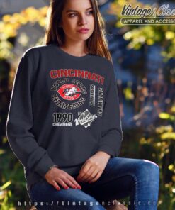 1990 Cincinnati Reds World Series Champion Sweatshirt