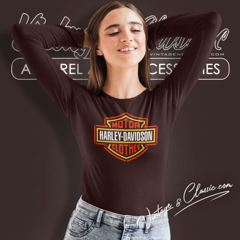1990 Vintage Harley Davidson Big Logo Long Sleeve Tee 1990 Vintage Harley Davidson Big Logo Long Sleeve Tee