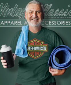 1990 Vintage Harley Davidson Big Logo V Neck TShirt