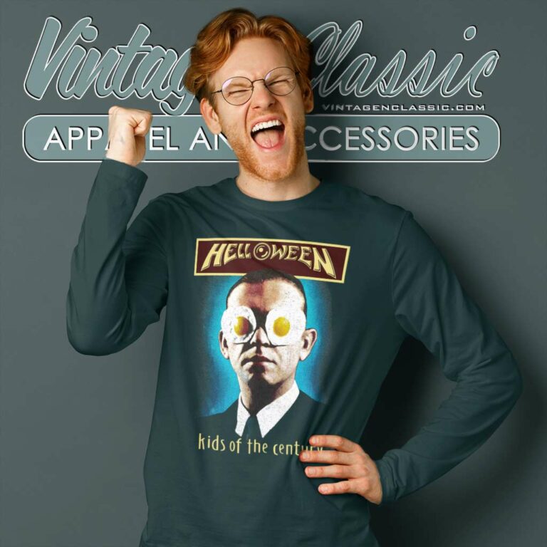 1991 Helloween Kids Of The Century Long Sleeve Tee 1991 Helloween Kids Of The Century Long Sleeve Tee