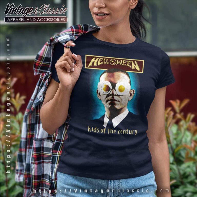 1991 Helloween Kids Of The Century Women TShirt 1991 Helloween Kids Of The Century Women TShirt
